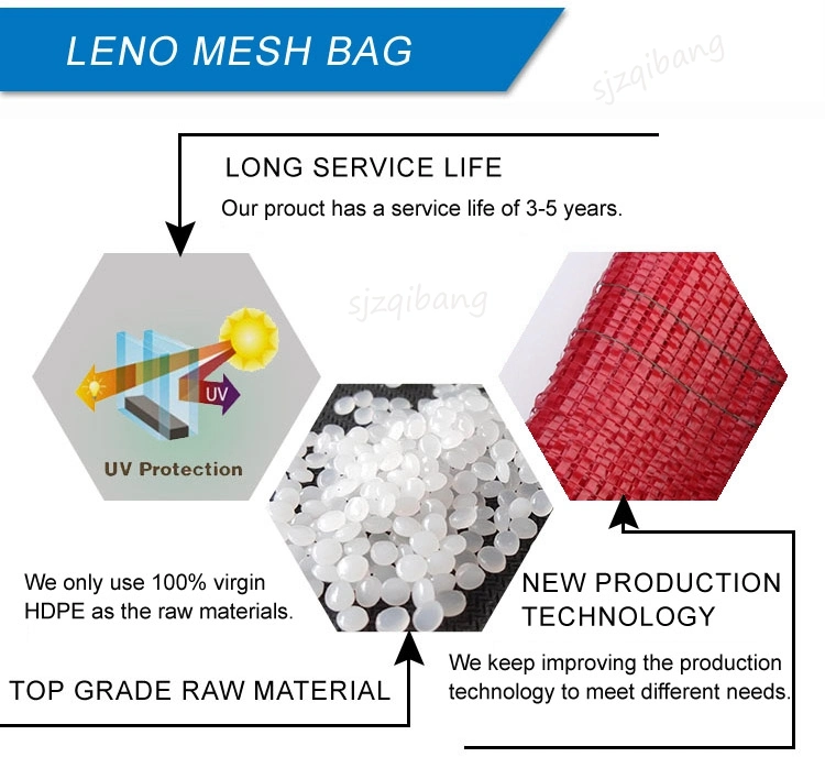 UV Resistance Yellow Plastic PE Agricultural Farm Vegetable Fruit Onion Tubular Leno Net Mesh Bag Price