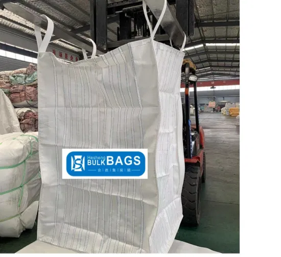 Hesheng Polypropylen PP Woven FIBC Jumbo Mesh Bags für Brennholz